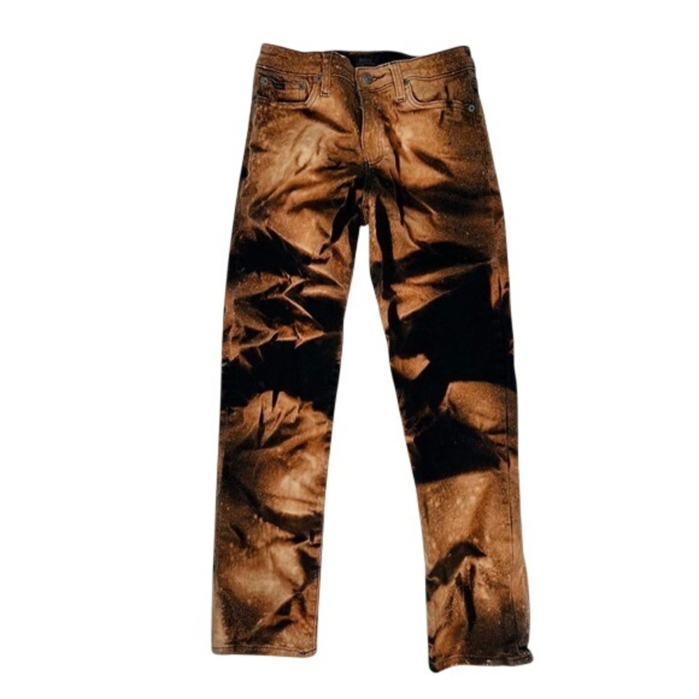 Polo Ralph Lauren The Hampton Straight Jeans Kids Size 14 Bleach Dyed‎